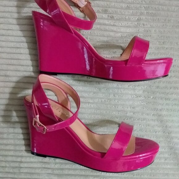 Aachcol Women's Platform Wedge Sandals - Picture 3 of 5